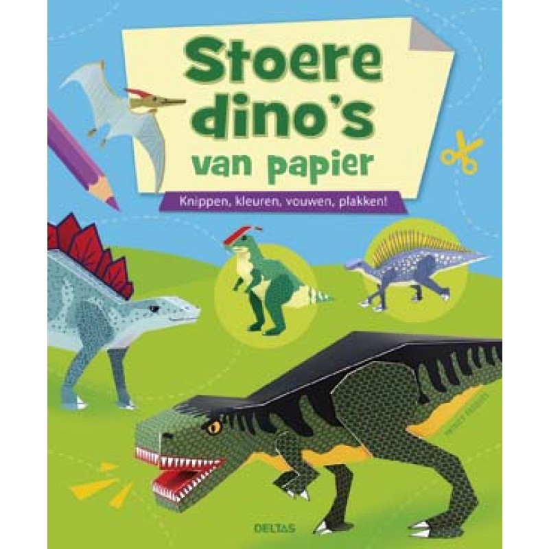 81051 stoere dinos van papier