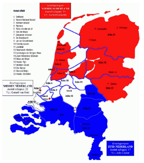 keuringsrayons wachtschepen